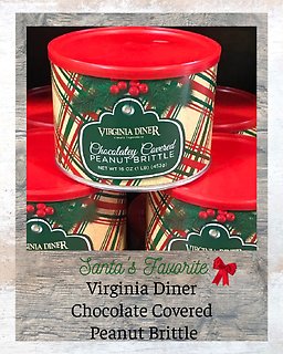 Chocolate Covered Peanut Brittle ~ Santa\'s Choice