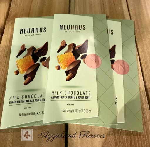 Neuhaus Milk Chocolate Tablet Almonds and Honey