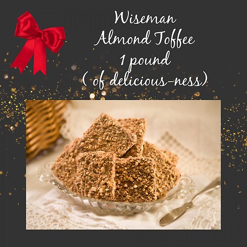 Wiseman House Almond Toffee Gift Box 1 lb