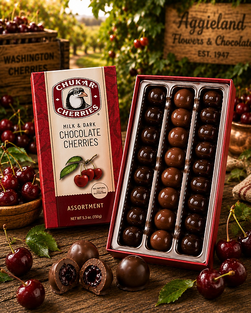 Chukar Cherries ~ Milk & Dark Cherries