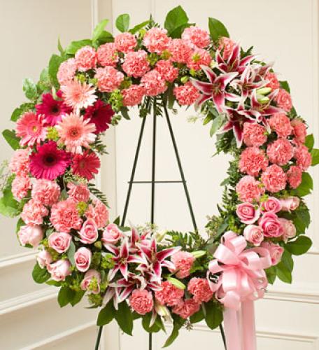 Serenity Wreath - Pink