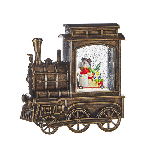Snowman Musical Train Water Lantern