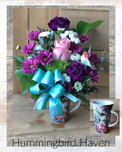 Hummingbird Haven Mug & Treat