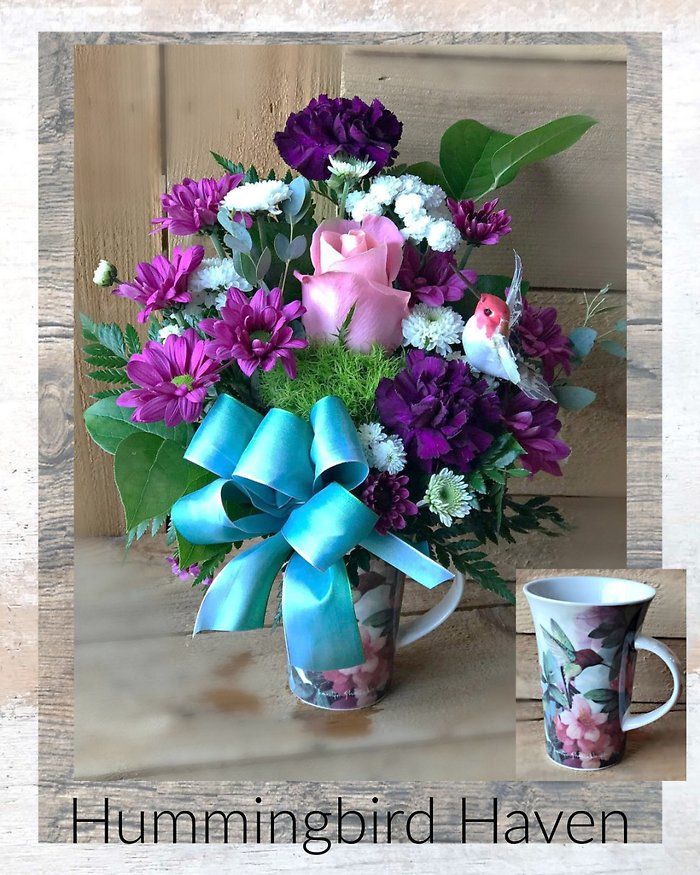 Hummingbird Haven Mug & Treat