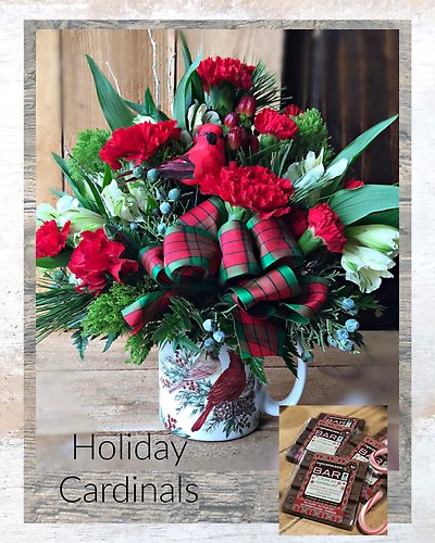 Cardinals, Cozy Pines & Chocolate