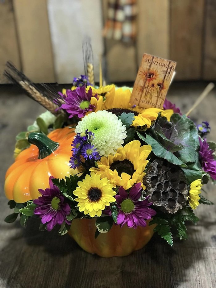 Pumpkin & Petals with Lid