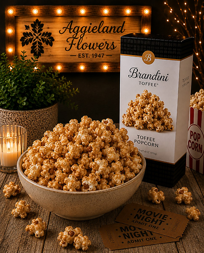 6oz Toffee Popcorn ~ Brandini