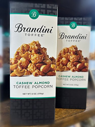 Brandini ~ 12 oz Toffee Popcorn Cashew & Almond