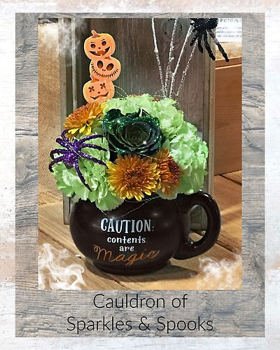 Cauldron of Sparkles and Spooks with Treat