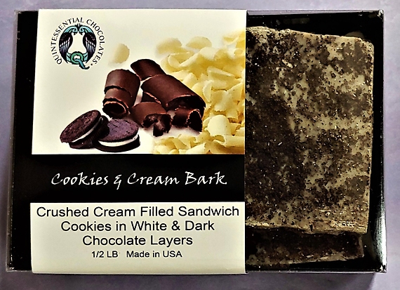 Quintessential Chocolate Box - Cookies & Cream Bark