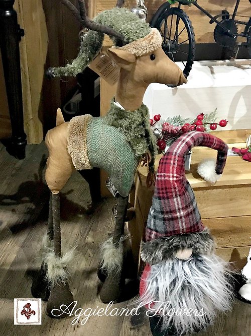 Holiday Tartan Deer - Standing