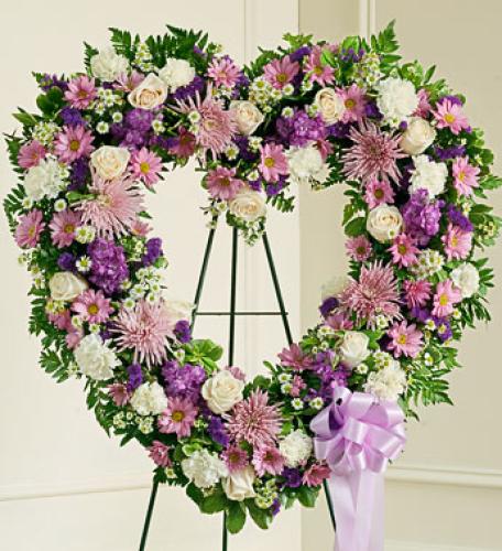 Memorial Heart - Lavender