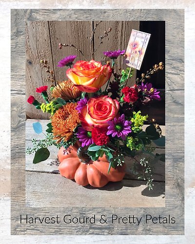 Harvest Gourd & Pretty Petals