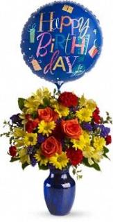 Best Birthday Bouquet, Balloon & Treat