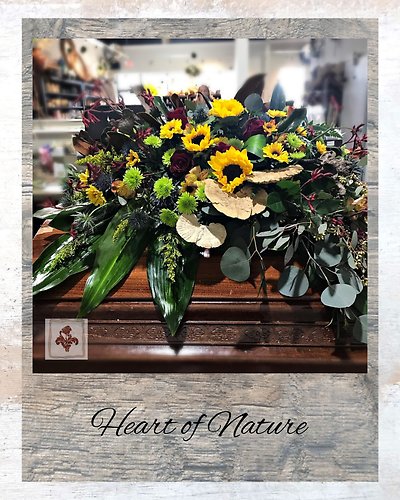 Heart of Nature Casket Spray