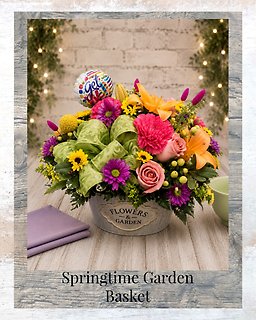 Springtime Garden Basket