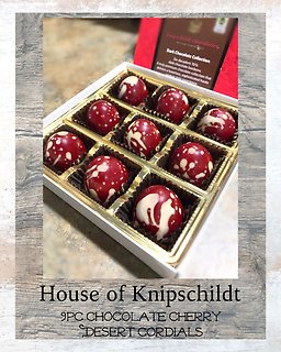 Knipschildt ~ Chocolate Cherry Dessert Cordials