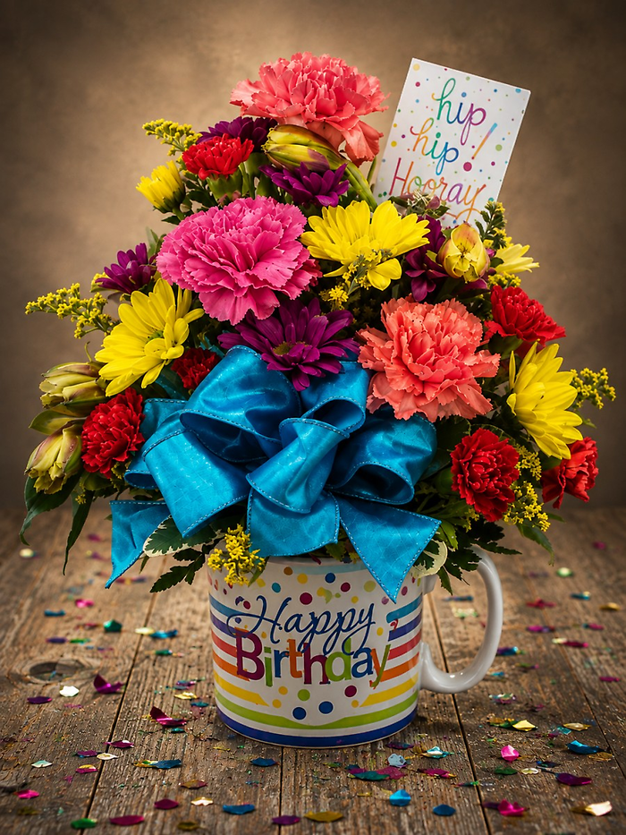 Festive Birthday Mug & Treat
