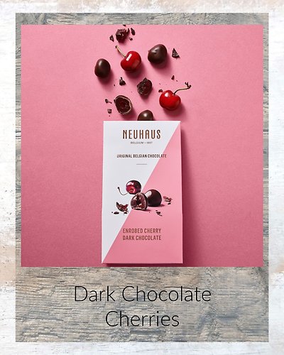 Neuhaus Enrobed Dark Chocolate Cherries