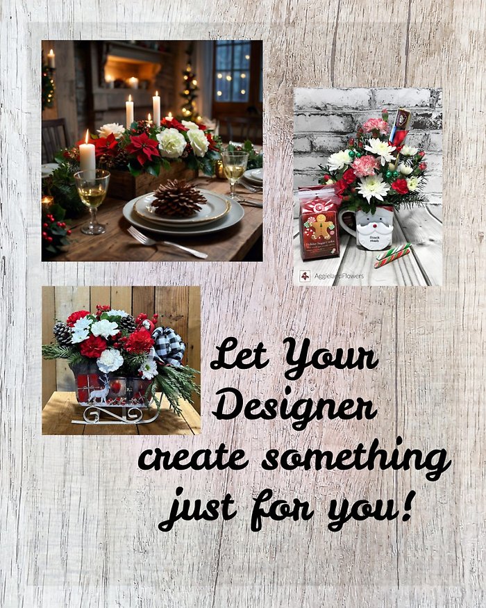 Let Your Designer Create Your Holiday Bouquet