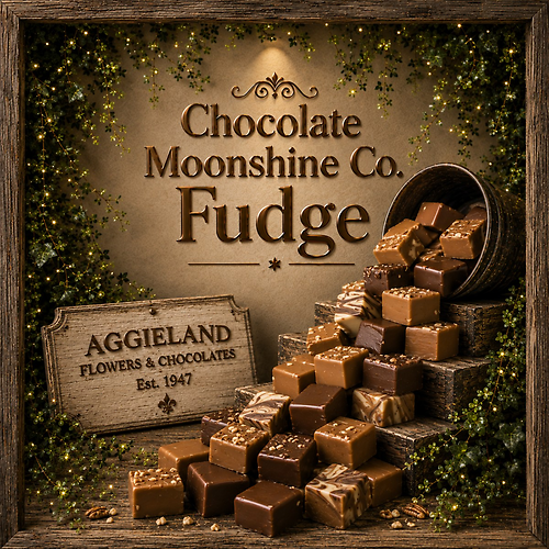 Chocolate Moonshine Fudge