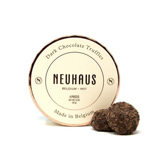 Neuhaus Dark Chocolate Truffles 4 pc