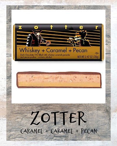 Zotter Whiskey + Caramel + Pecan