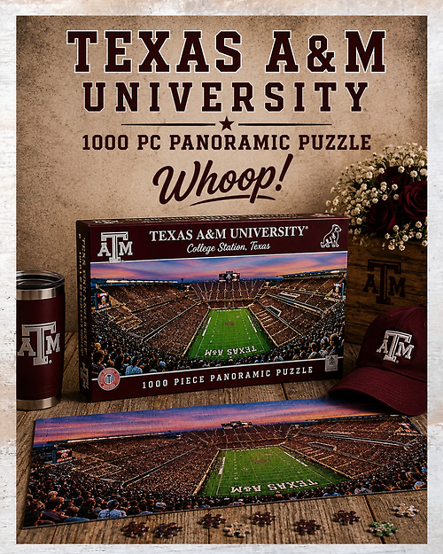 Texas A&M Kyle Field Panoramic Puzzle