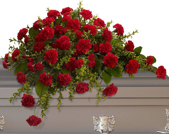 All Carnation Casket Spray