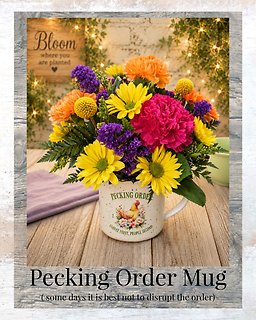 Pecking Order Pick Me Up Mug & Treat