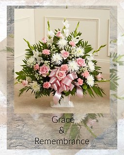 Grace & Remembrance Basket ~ Pink Tones