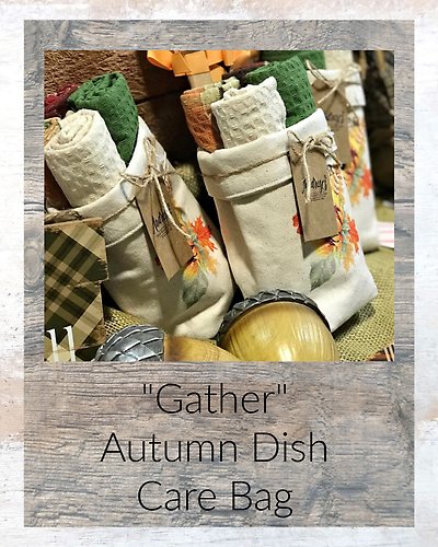Autumn Dish Care Bag