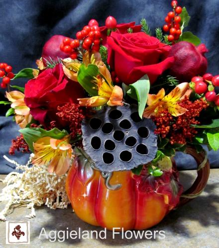 Sale ~ Pumpkin Pitcher Bouquet w/Truffles
